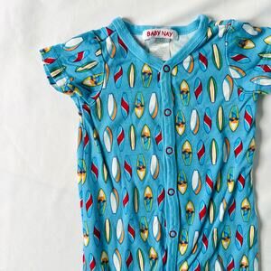 Baby Nay Surfboard Footie Jumper Sz 9 mo
